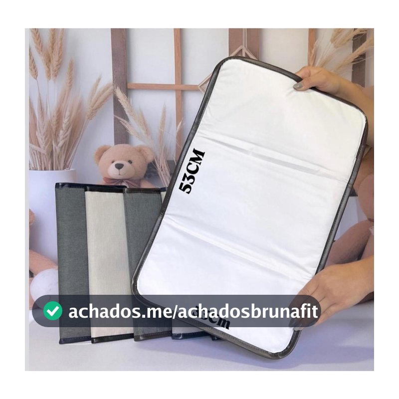 Trocador de fraldas 33x53cm Portátil para Bolsa Maternidade Impermeável  Menino Menina