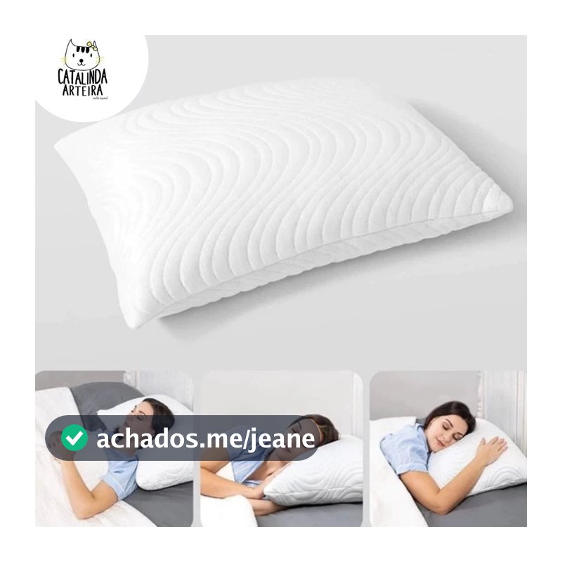 Kit 4 Travesseiro Fibra de Bambu Alto Firme Tradicional Antistress 70x50cm