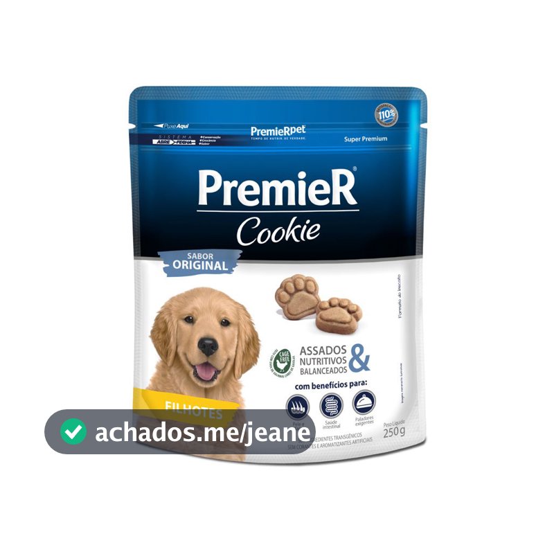 Biscoito Premier Cookie Cães Filhotes 250g