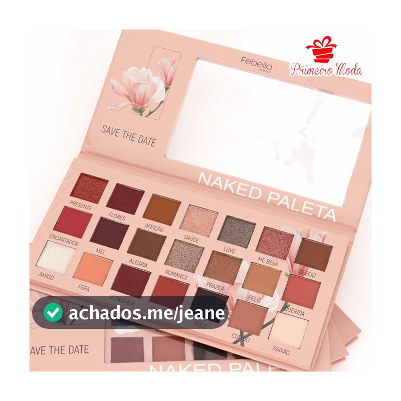 Paleta De Sombras Naked / Paleta de Sombras Rose and Alex / 21 Cores - Febella 30315