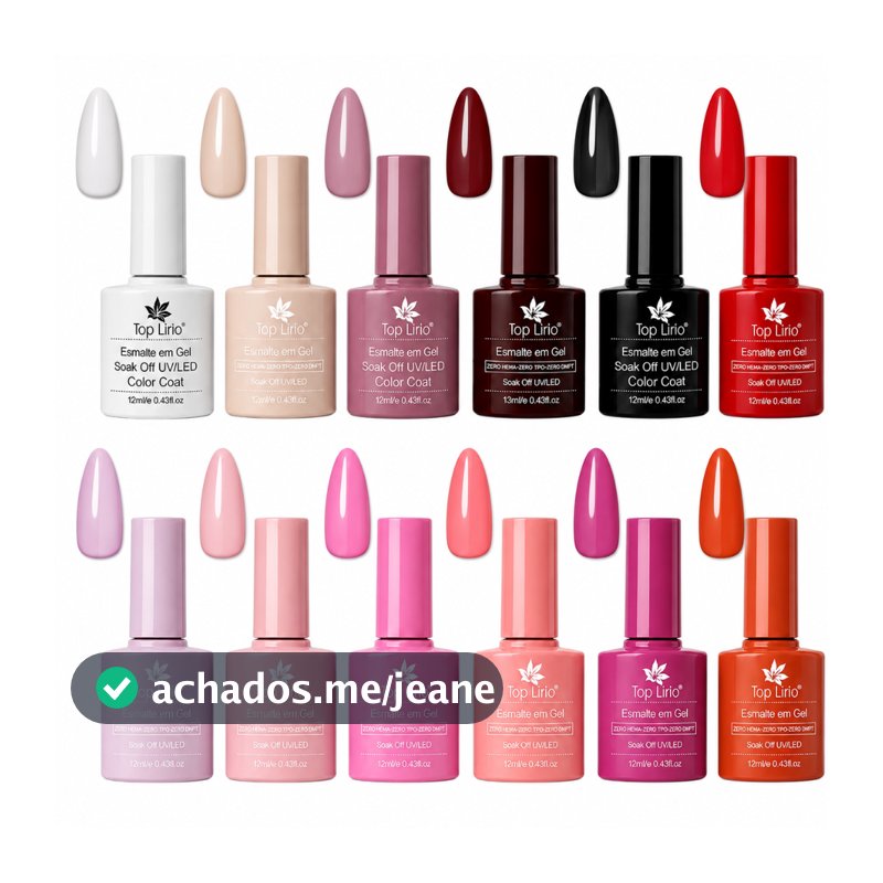 Esmalte de Unhas em Gel lirio/xd/ K&S LED UV COLEÇÕES 5/10/12 unidades soak-off  Manicure