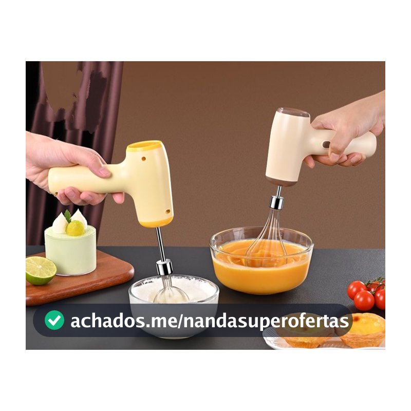 Batedor Elétrico De Ovo Com Mixer/Ferramenta De Cozinha De Aço Inoxidável