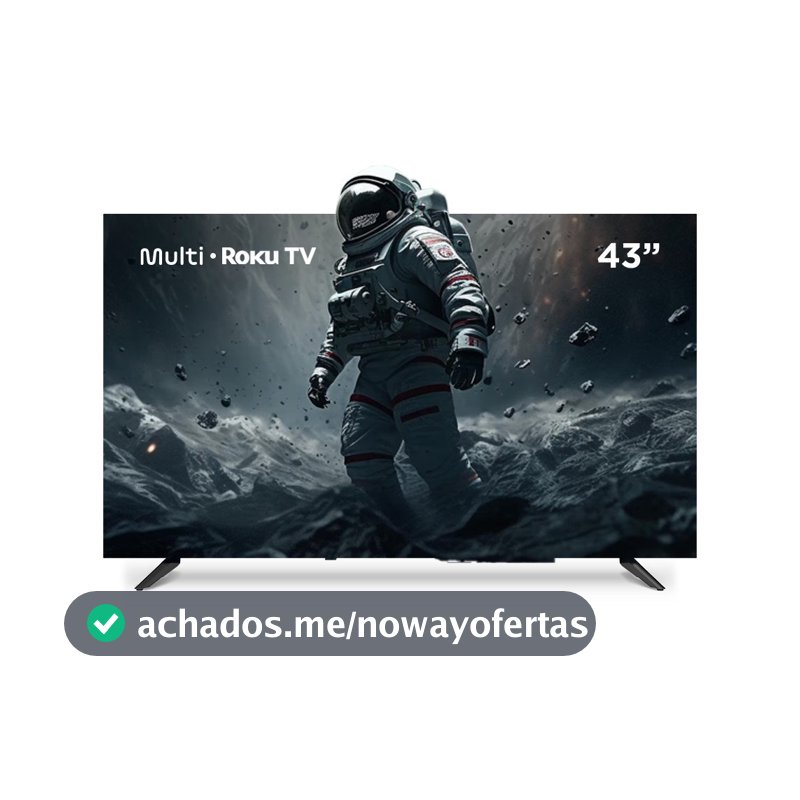 Smart TV DLED 43 FHD Multi Roku 3HDMI 2USB Wi-Fi - TL082E