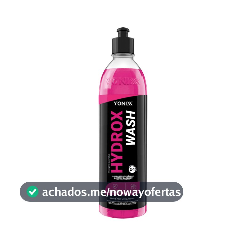 Hydrox Wash 500ml Lava Autos com Proteçao Selante