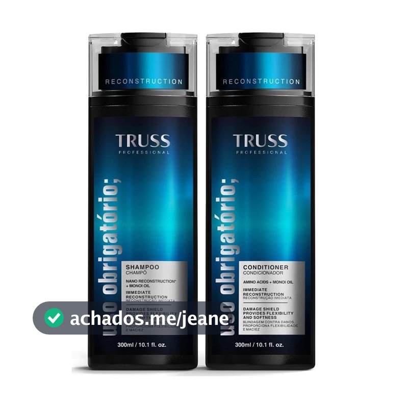 Kit Truss Uso Obrigatorio Shampoo E Condicionador 300ml