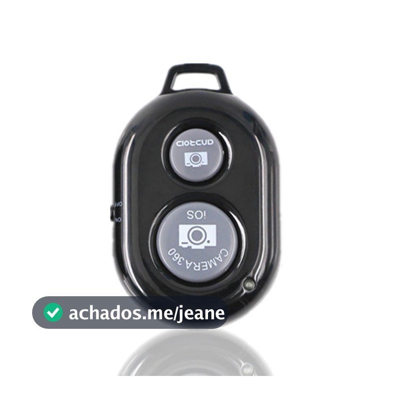 Controle Remoto Bluetooth para Celular – Ideal para Selfie, Tripé e Ring Light