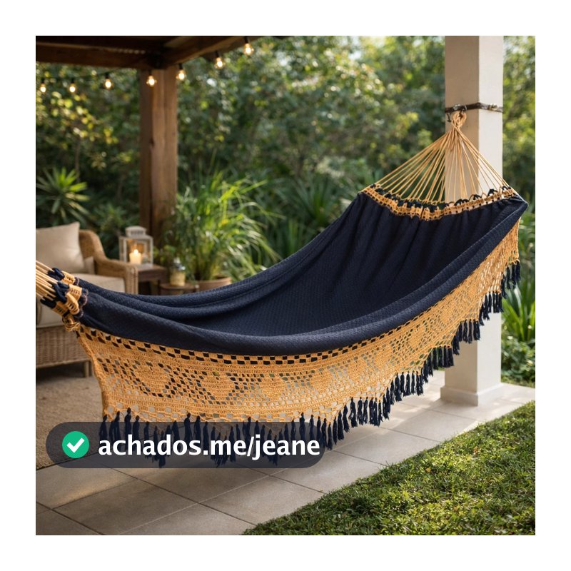 Rede De Dormir Descanso Bucho De Boi Luxo Artesanal gigante 4,5m - Envio Imediato - Luxo Para Casa