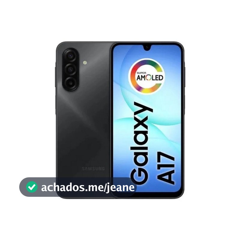 Smartphone Samsung Galaxy A17 256GB 4G com IA Integrada Preto