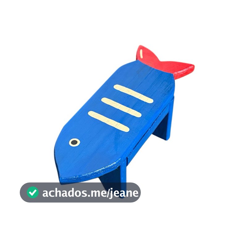 Banco Decorativo Peixe