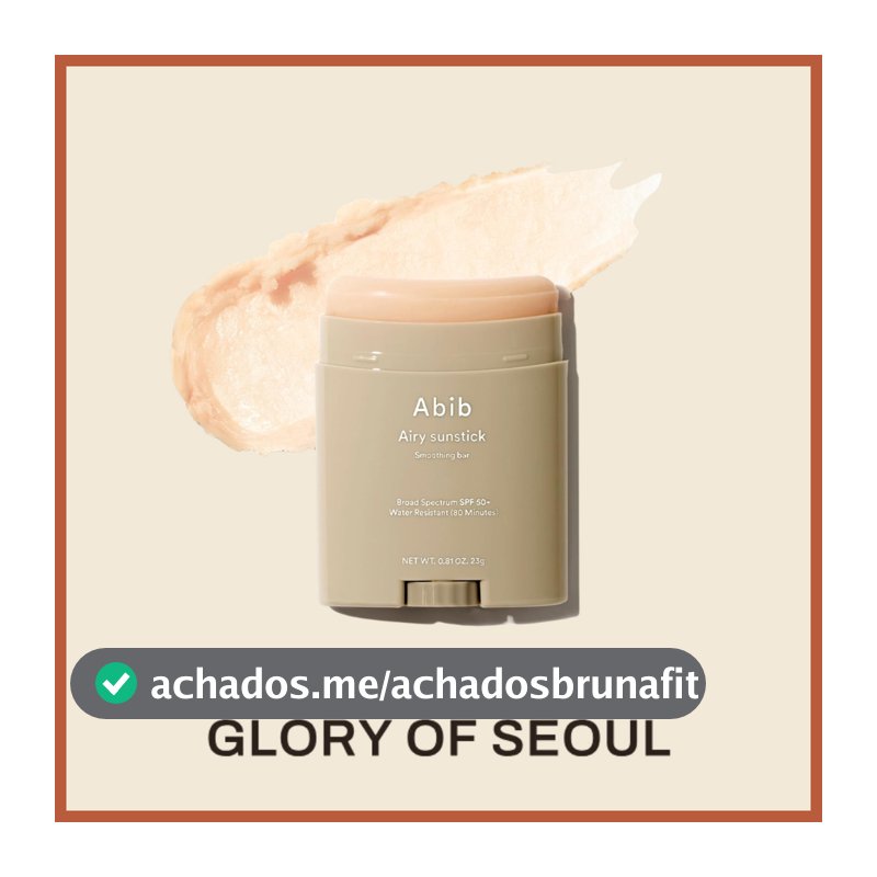 ABIB Airy sunstick Smoothing bar SPF50+ PA++++ 23g