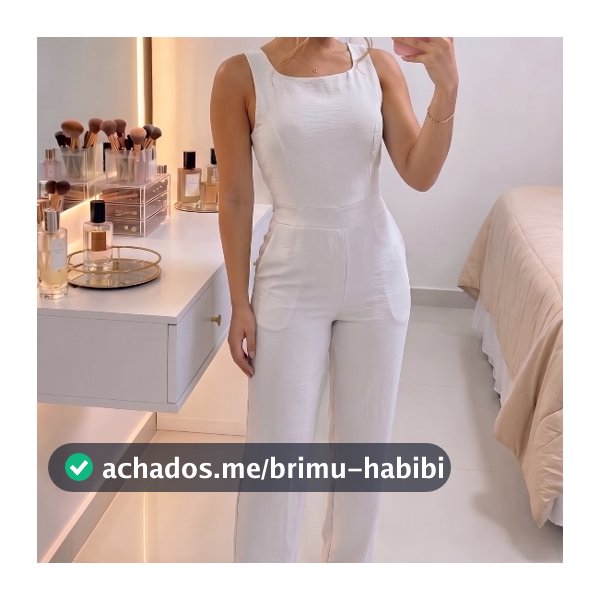 Macacão Feminino Longo Social Luxo e Elegante Duna Tendencia 2026