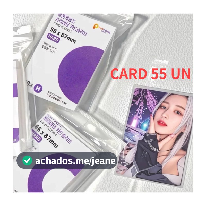 Mangas/Capa De Cartão Premium De Pipoca De 55 Unidades-Filme CPP De Alta Clareza Protetores Rígido