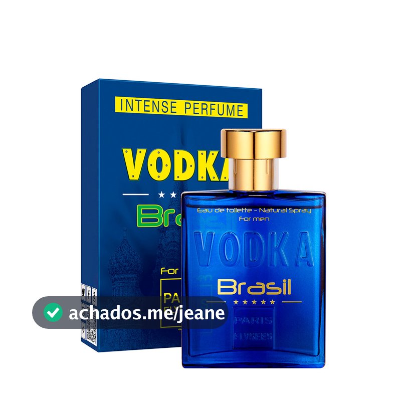 Perfume Paris Elysees Vodka Brasil Azul Masculino EDT 100ml