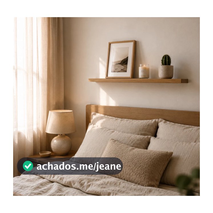 Prateleira MDF Freijó 120/80/60 x 20 cm com Suporte Invisível - Design Moderno