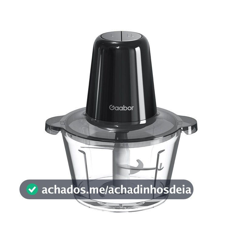 Gaabor Processador 2L 300W 4 Lâminas Triturador Carne Legumes Multislice Vidro 6mm MG-15M02A