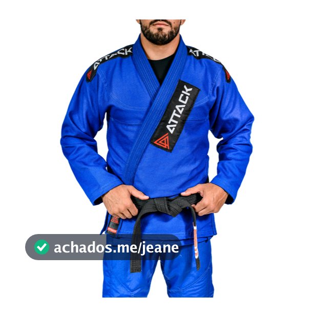 Kimono Jiu Jitsu Trançado Adulto - ATTACK 2.0