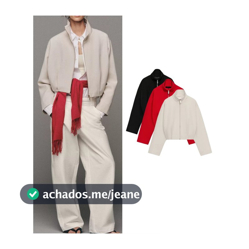 Outono novos produtos casaco Bomber com zíper feminino 8372283