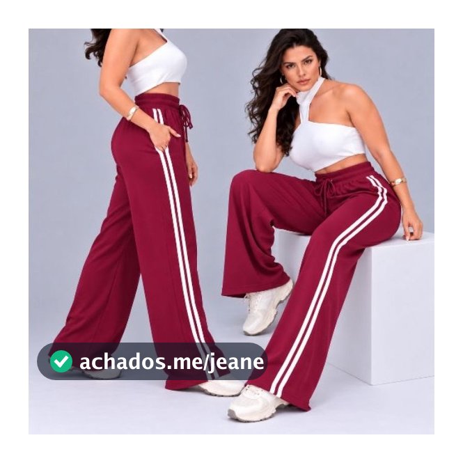 Calça PANTALONA Duna Com Bolso faixa lateral