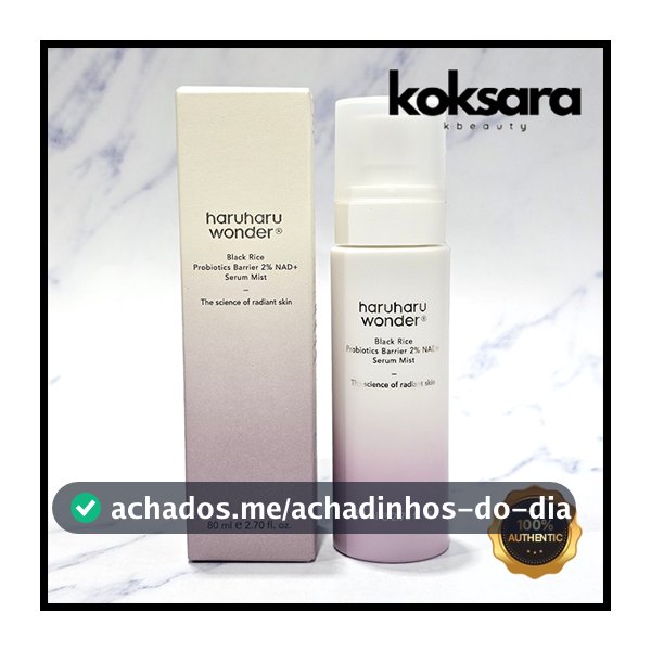 Haruharu Wonder Black Rice Probiotics Barrier 2% NAD+ Serum Mist 80ml