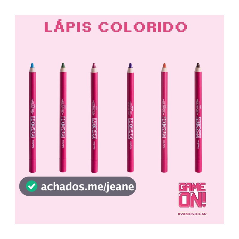 Lápis de Olho Colorido em Gel Game On - Ruby Rose