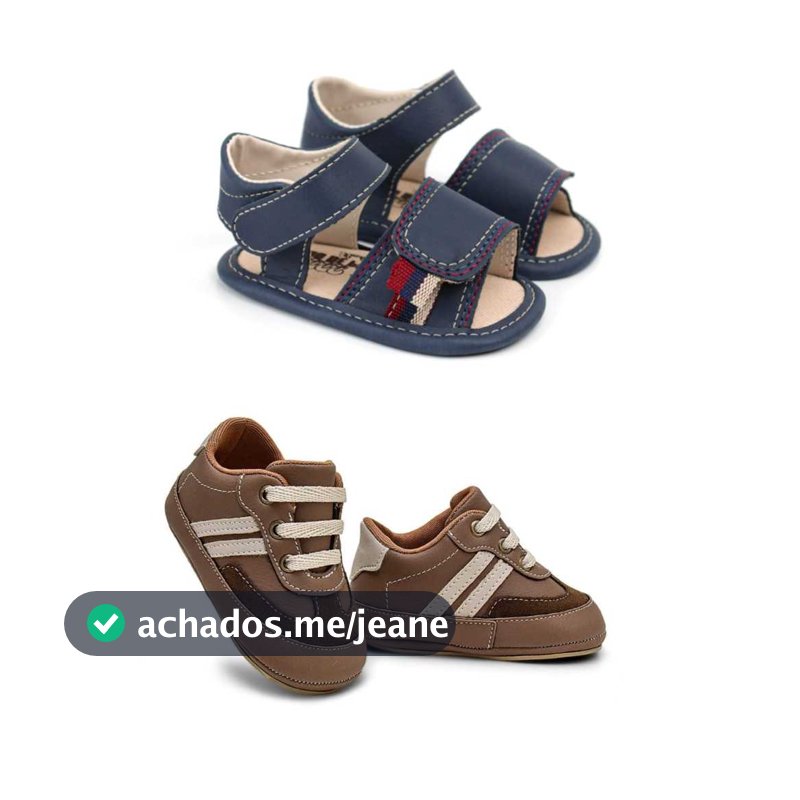 Combo Sapatinho Beby 2 Pares Unissex Cano Baixo e Sandália