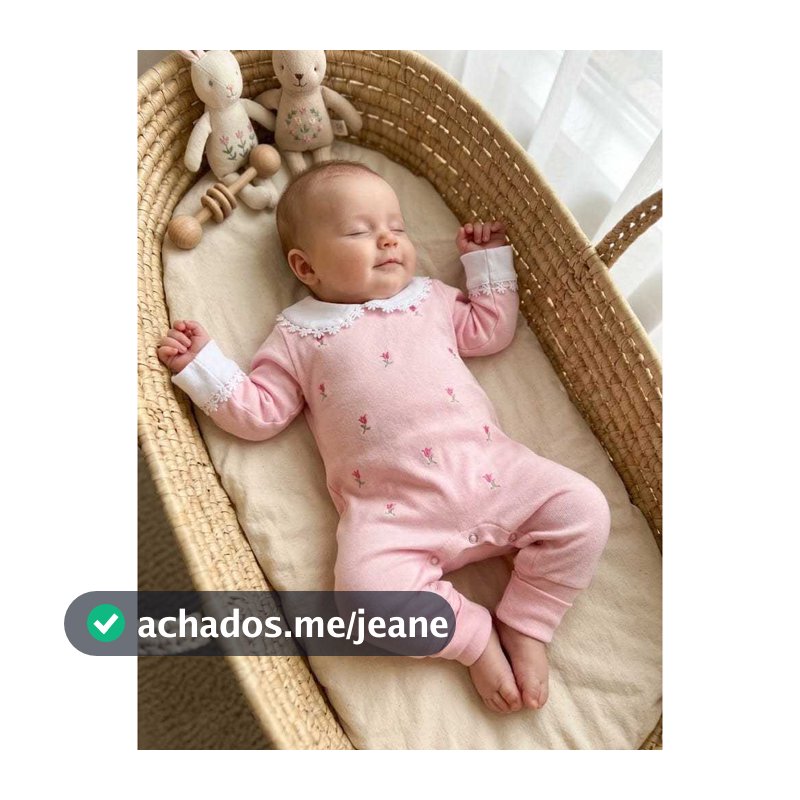 Macacão Bordado Algodão Egípcio Maternidade Colors - Saída Maternidade