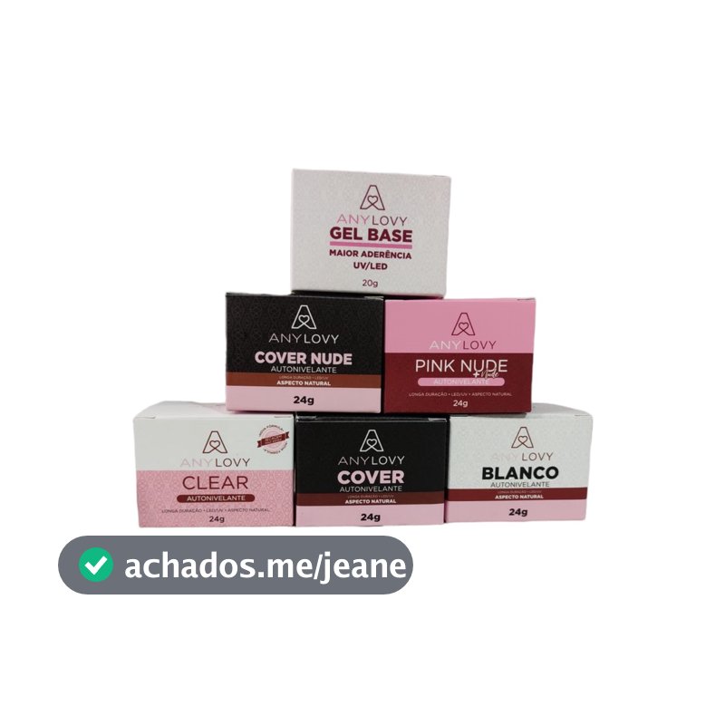 Gel Para Unhas Any lovy 24g/20g (a Sua Escolha) Acrigel Fibra Alongamento de Unhas
