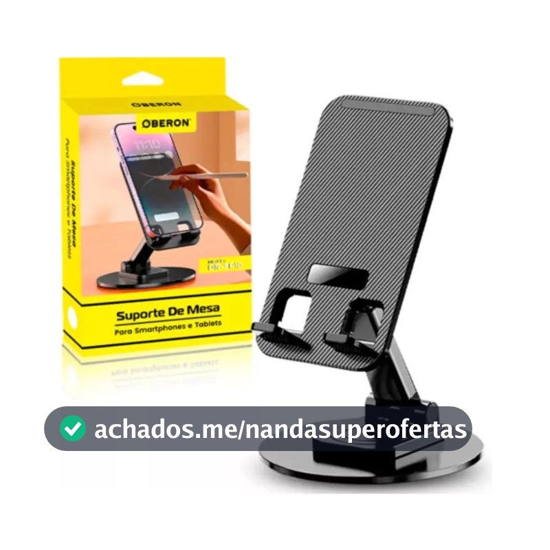 Suporte Para Celular E Tablet De Mesa Oberon - Or-sp13