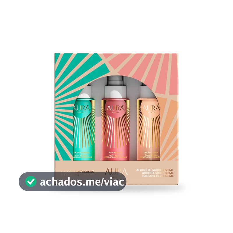 Kit Mini Body Splash - Trilogia das Deusas 60ml
