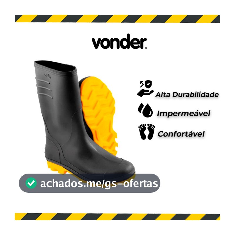 Bota PVC Chuva Motociclista Moto Impermeável Forrado