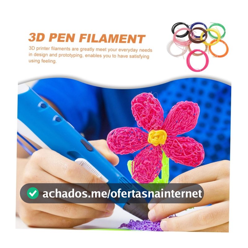 Refil Filamento Abs Kit 12 Cores 50，60，120 M Impressora 3d Caneta