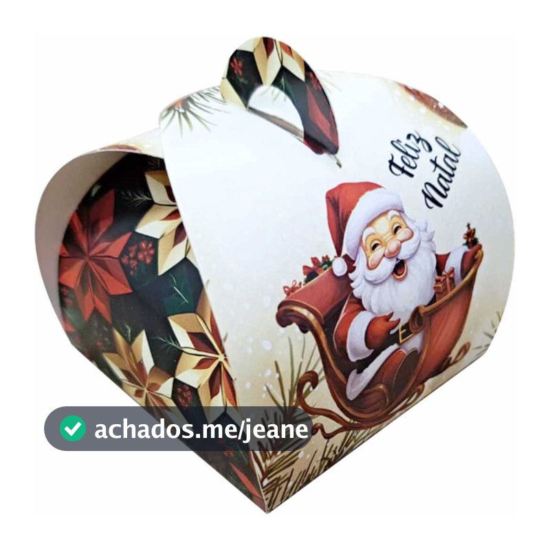 50 Peças - Embalagem lembrancinha / Doces finos - Natal encantado