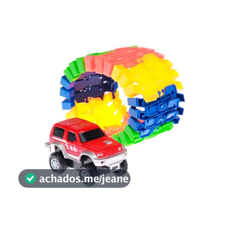 Pista De Carrinho Loop Trilhos Montáveis Com Carro Elétrico