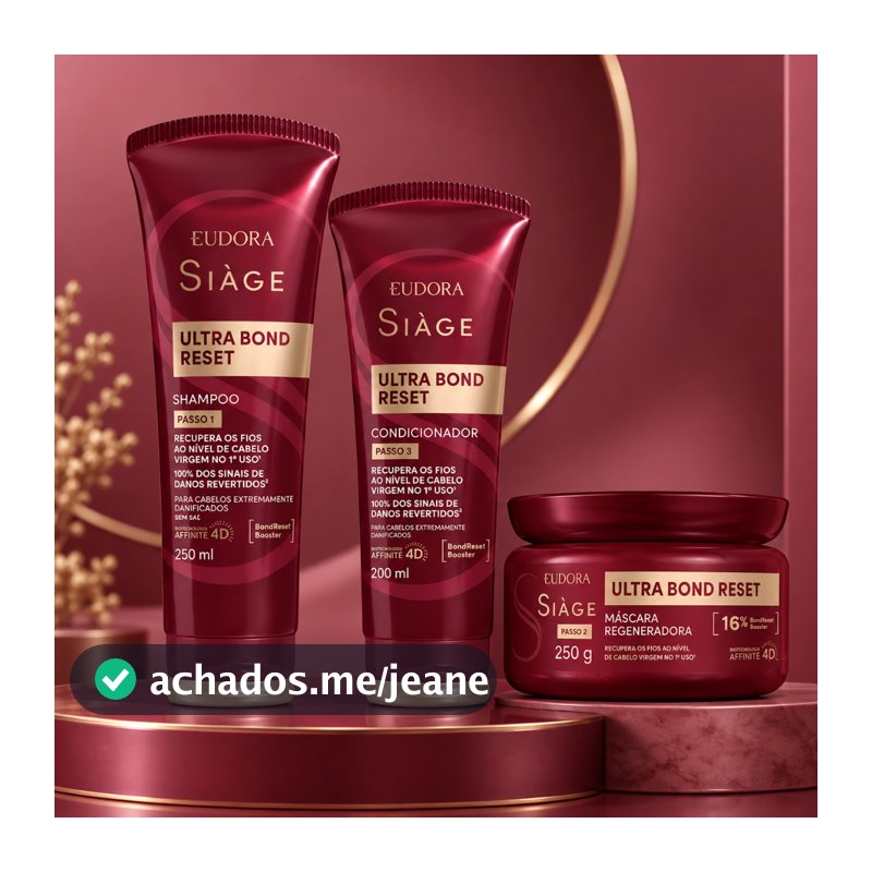 Kit Siàge Ultra Bond Reset – Tratamento Completo | 3 Produtos
