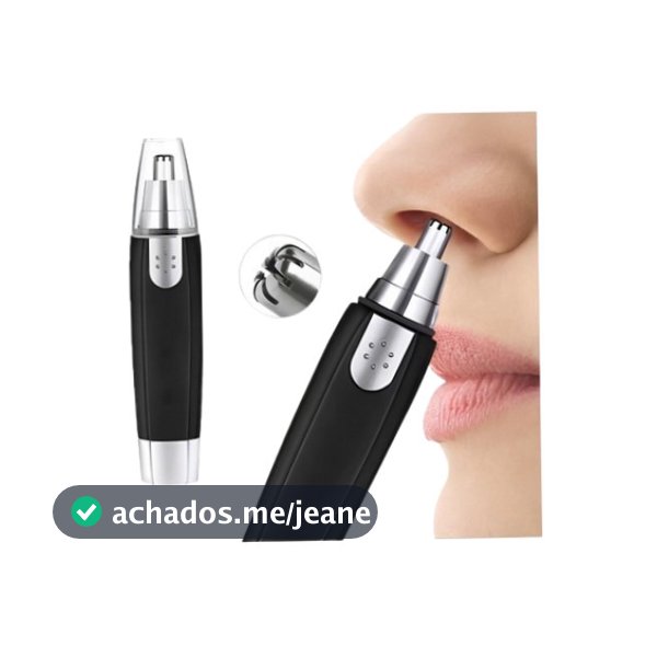 Aparador de Pelos Elétrico Portátil – Nariz, Ouvido, Orelha e Sobrancelha Premium