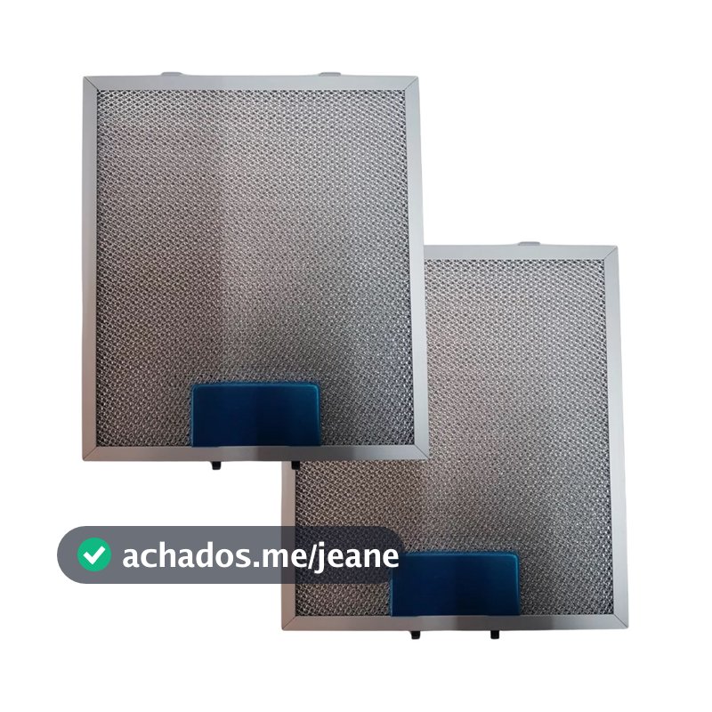 Kit Filtro De Aluminio Coifa Tramontina Vetro Isla 90 2 Pçs