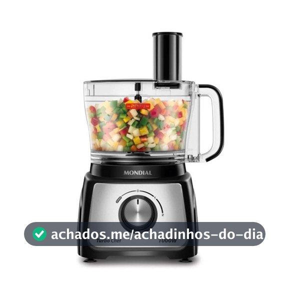 Multiprocessador 5 em 1 Mondial TurboChef 1000W 127V