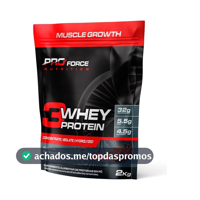 Whey Protein Com 32g De Proteína 2kg - Pro Force Nutrition