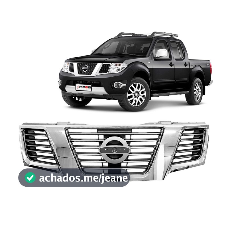 Grade Dianteira Radiador Cromada Frontier 2012 A 2016 FPI