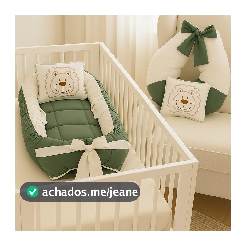 Kit 4 Peças Ninho Redutor e Travesseiro + Almofada de Amamentação Multifuncional
