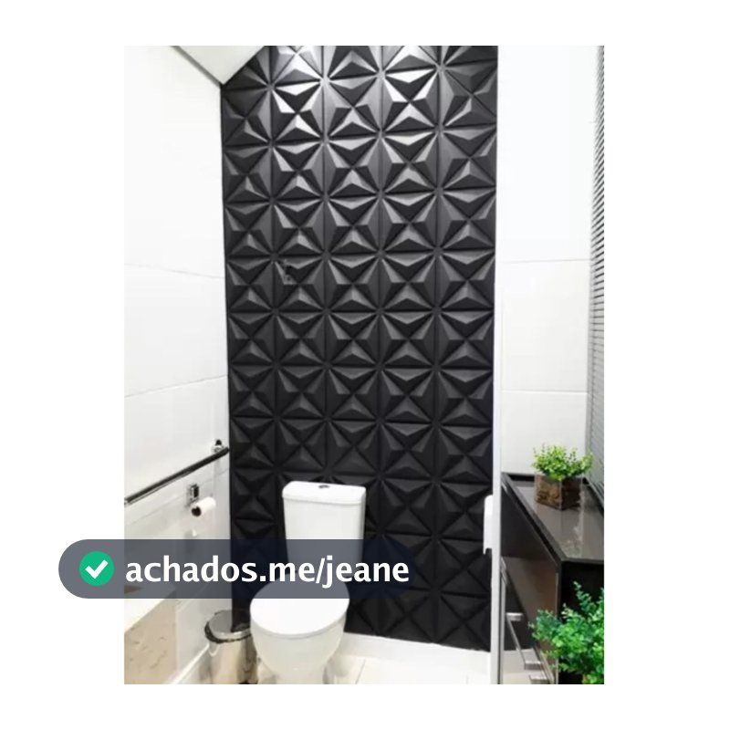 100 Placas 3D PVC Painel Parede 50x50 Interno