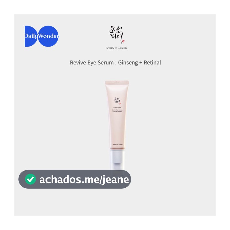 (Beauty of Joseon) Retinal 30ml Revive Eye Sérum : Ginseng +