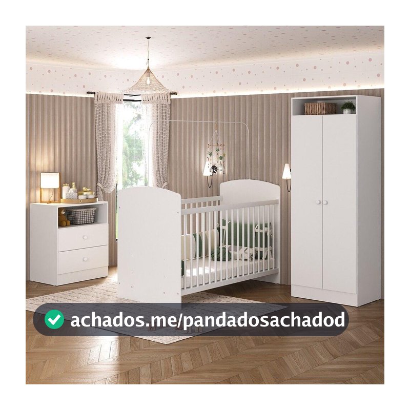 Quarto Infantil Completo Doçura Multimóveis Branco