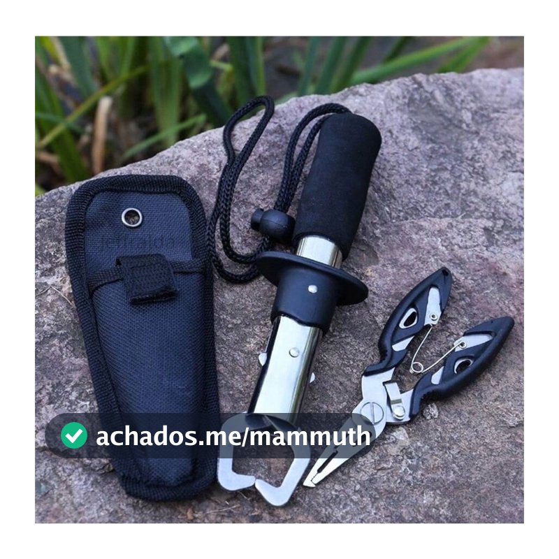 Kit 3Pcs Alicate De Pesca E Ferramentas Multifuncionais Para Os Lábios De Peixe