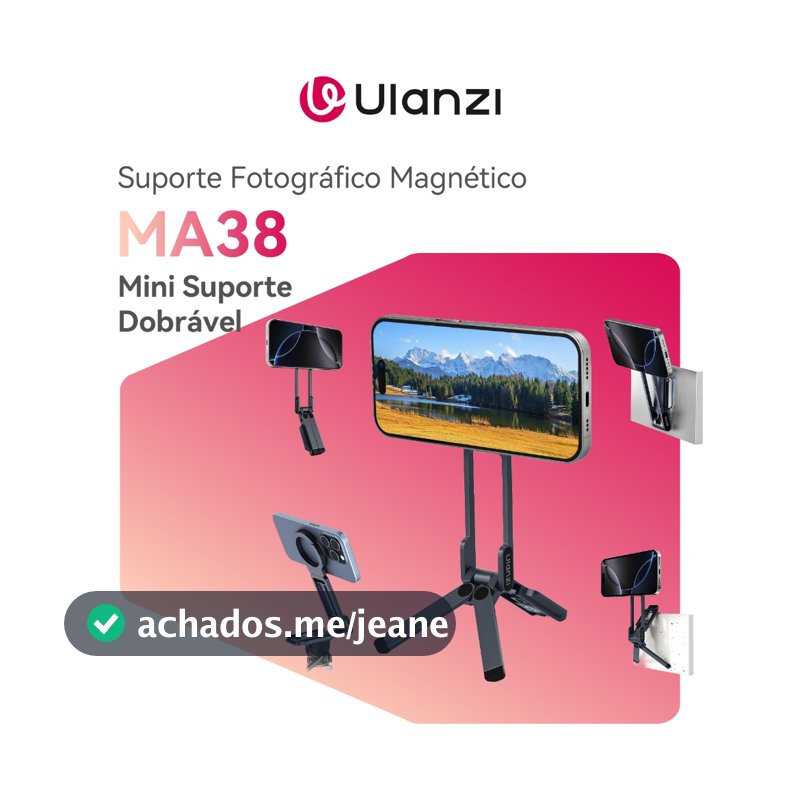 ULANZI MA38 Suporte Fotográfico MagLock MagSafe Magnético para Smartphone
