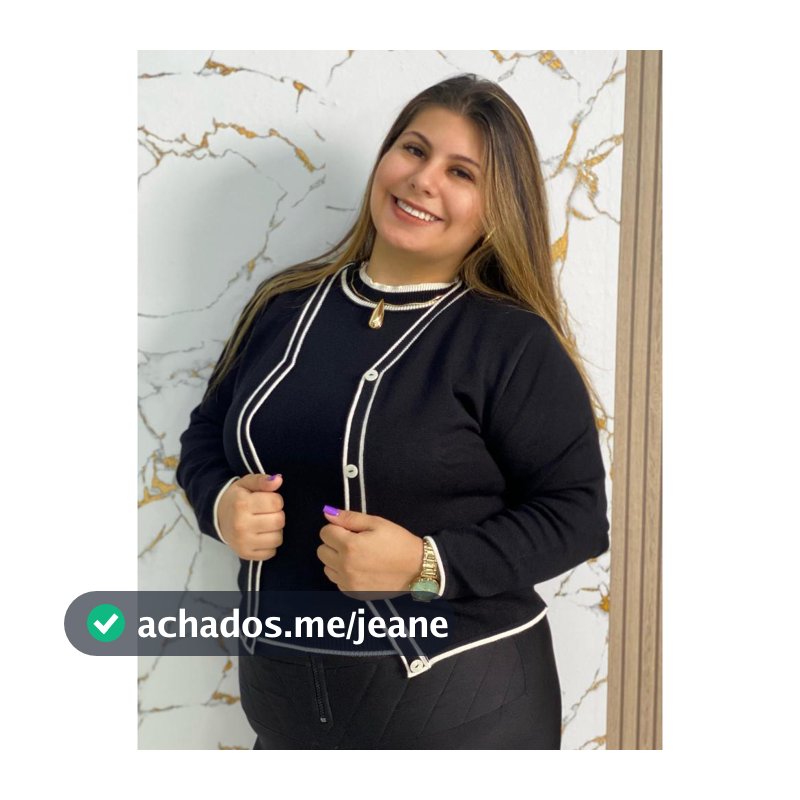 Casaco Cardigan Tricot Trico Botões Plus Size Inverno 2025 Conjunto Blusa + Casaco  Botão Modal.