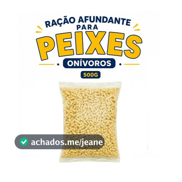 RPH01 - Ração Afundante para Peixes Ornamentais Onívoros 500g