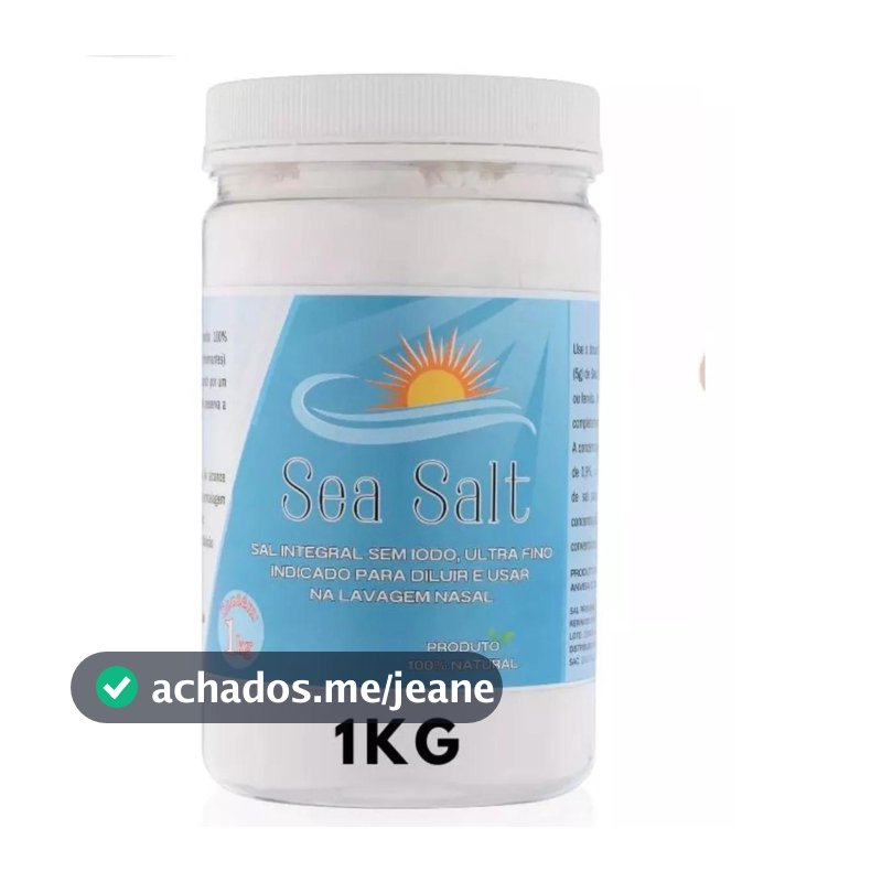 Soro Fisiologico Em Pó P/ Lavagem Nasal Higiene Do Nariz 1kg