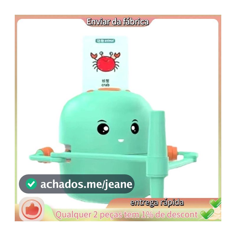 Robô De Desenho Educacional Interativo , Brinquedo De Aprendizagem Com 100 Cartões , Brinquedos Educativos Iniciais Para