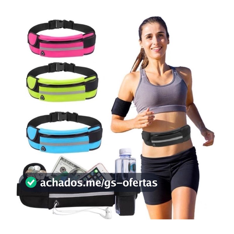 Pochete Porta celular Garrafa De Agua Caminhada Corrida Academia